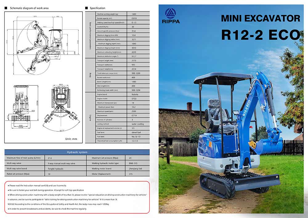 RIPPA excavator R12