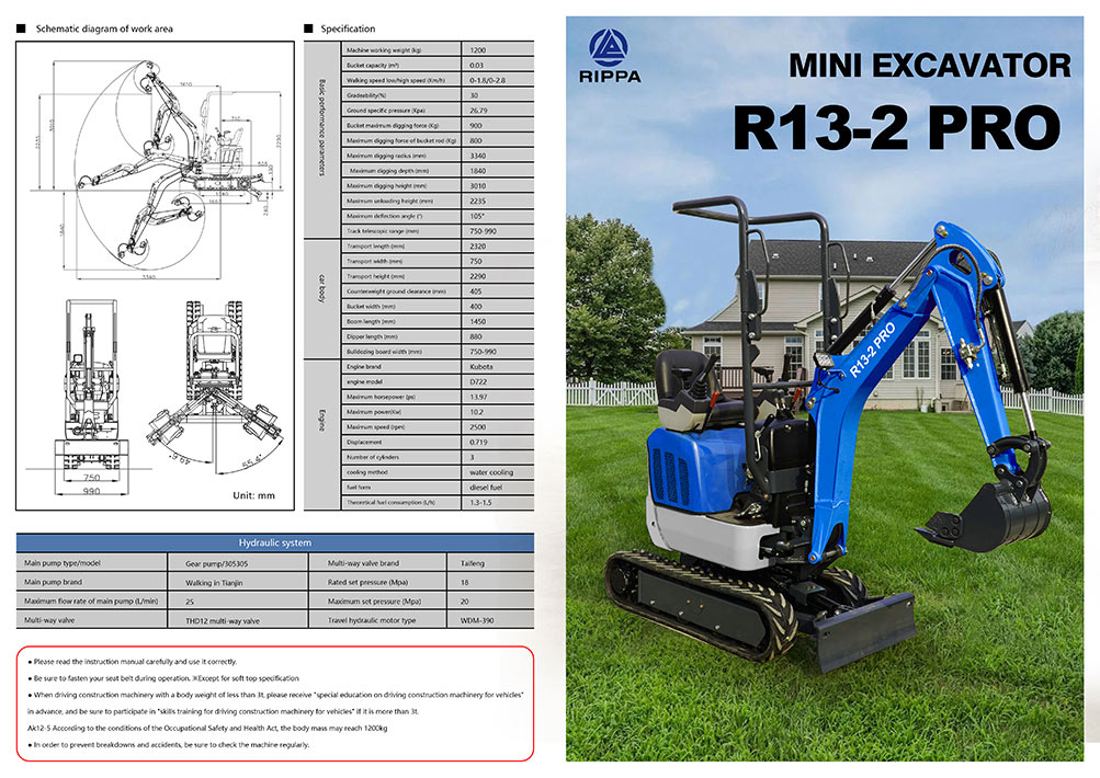 RIPPA excavator R13