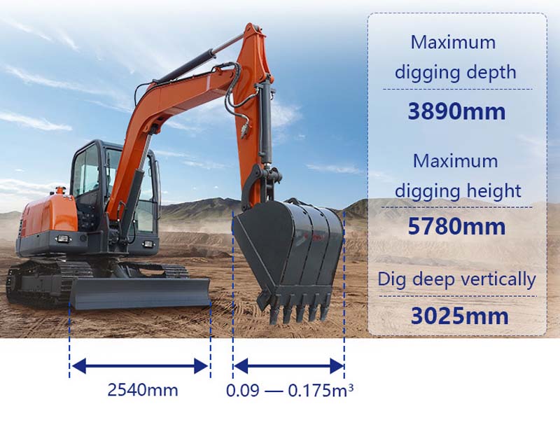 Rippa p60 excavator